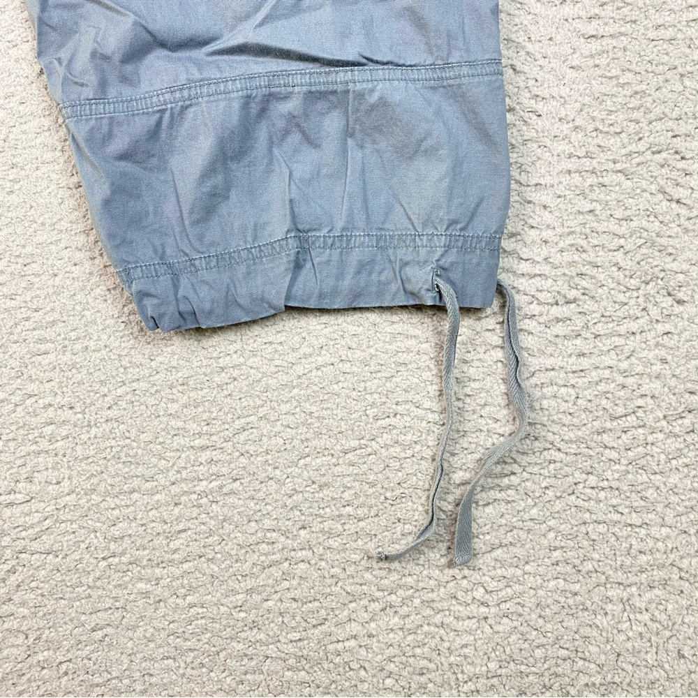 XCVI Wearables Women's Size XL Blue Cinch Hem Stretch Cotton Capri Pants * - Picture 9 of 9